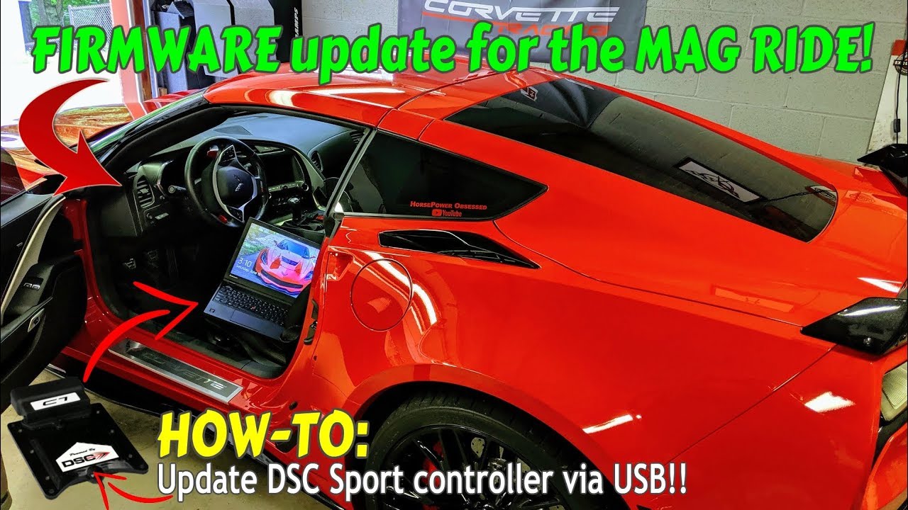 UPDATING the DSC Sport controller in the C7 Corvette for an even BETTER ride!! AMAZING!! 👍