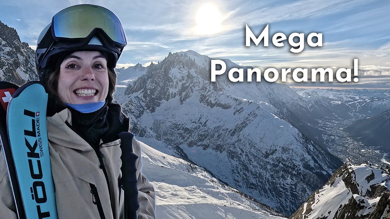 Skifahren am h&ouml;chsten Berg der Alpen: Chamonix Mont-Blanc (4.806 m)