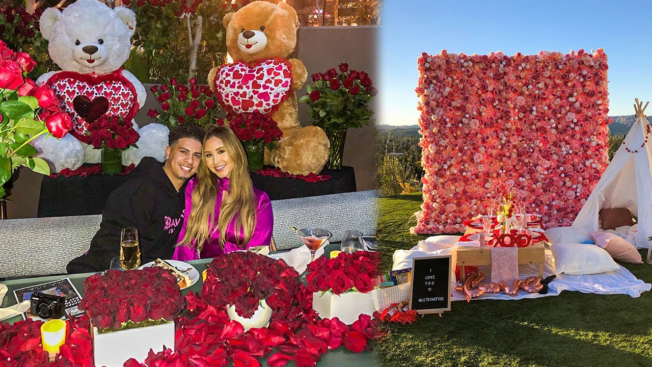 WE SURPRISED EACH OTHER FOR VALENTINES DAY...