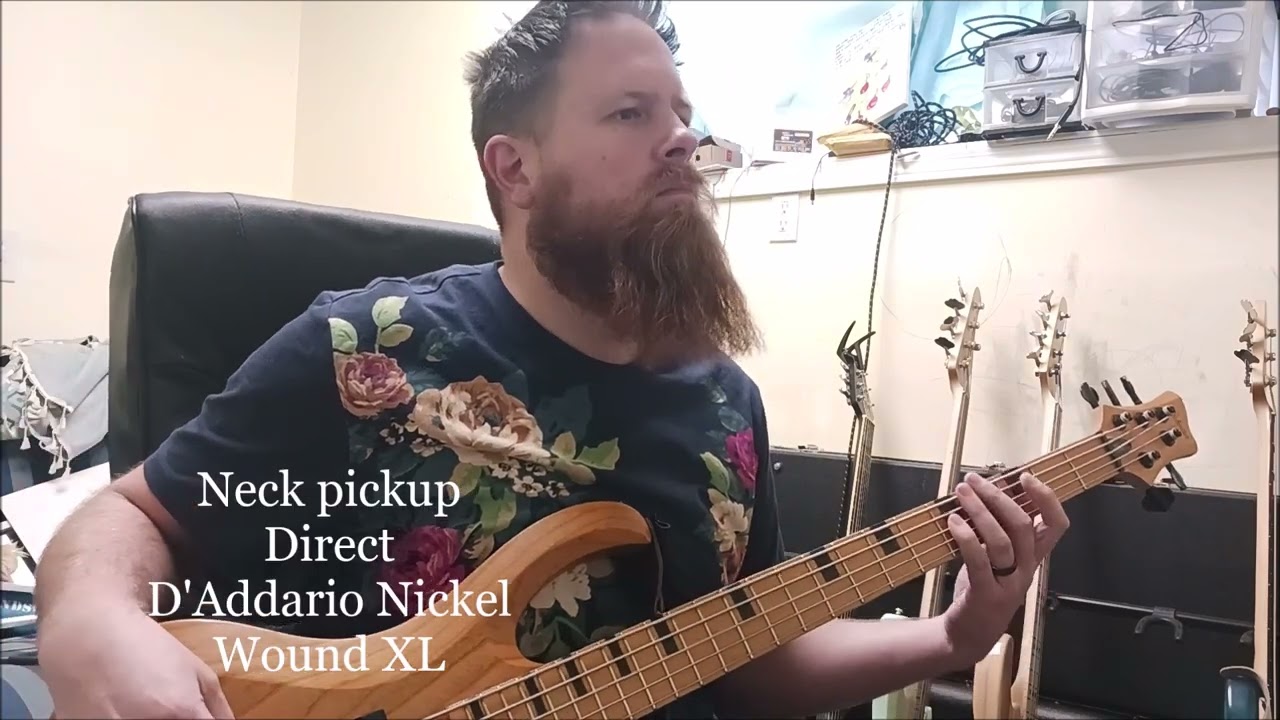 Bass String Comparison - Ernie Ball Cobalt vs D'addario Nickel Wound XL