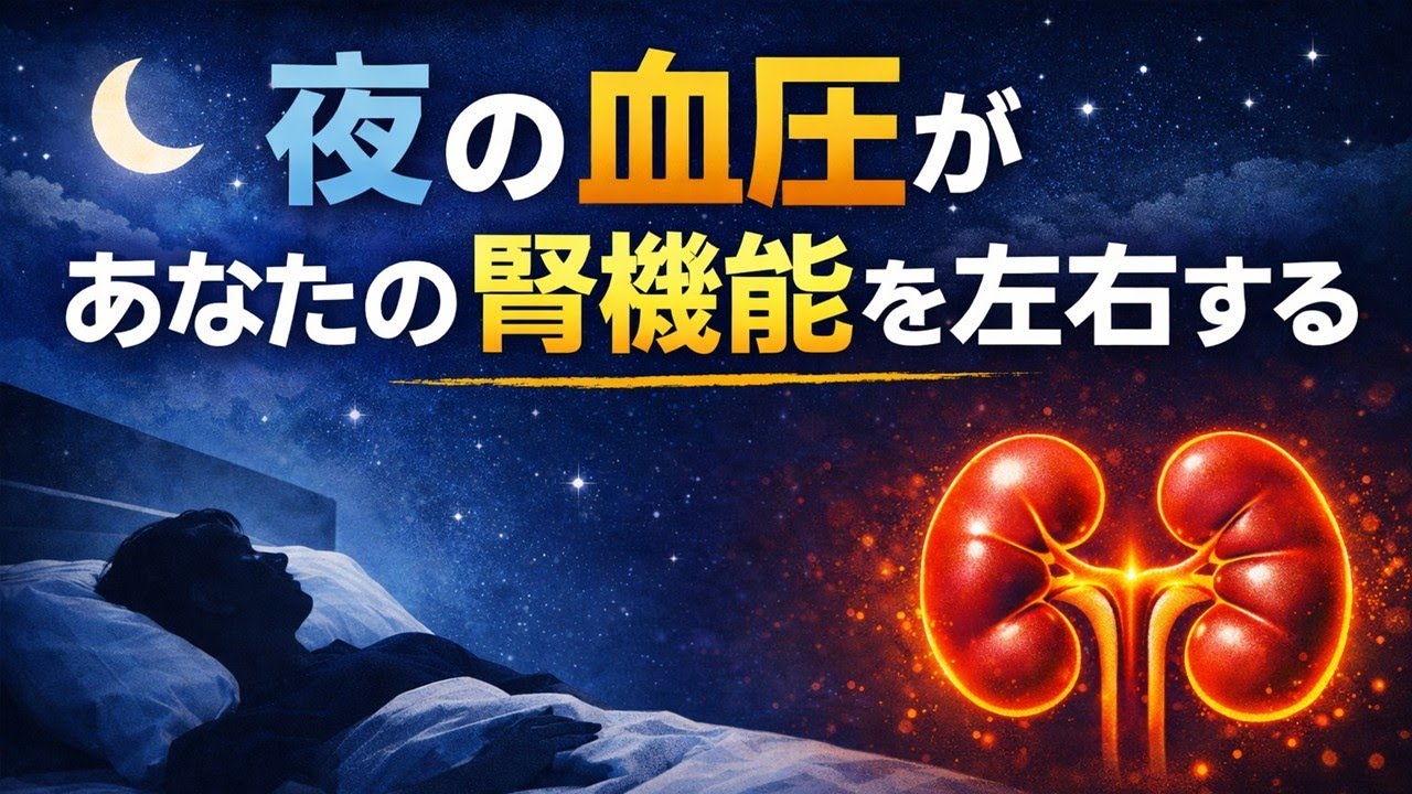 2025年版米国心臓学会の新ガイドラインが暴く「眠れる脅威」：夜間ステージ1高血圧と腎臓への影響
