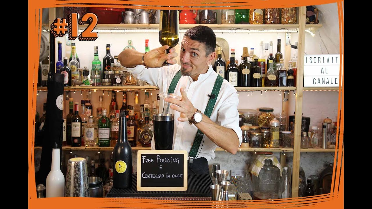 #12 ABC del Bartender - Il conteggio in once per il FREE POURING PERFETTO -Il Giardino sotto il naso