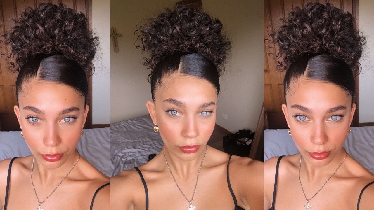 EASY FORMAL HAIRSTYLE FOR NATURALLY CURLY HAIR | Jayme Jo