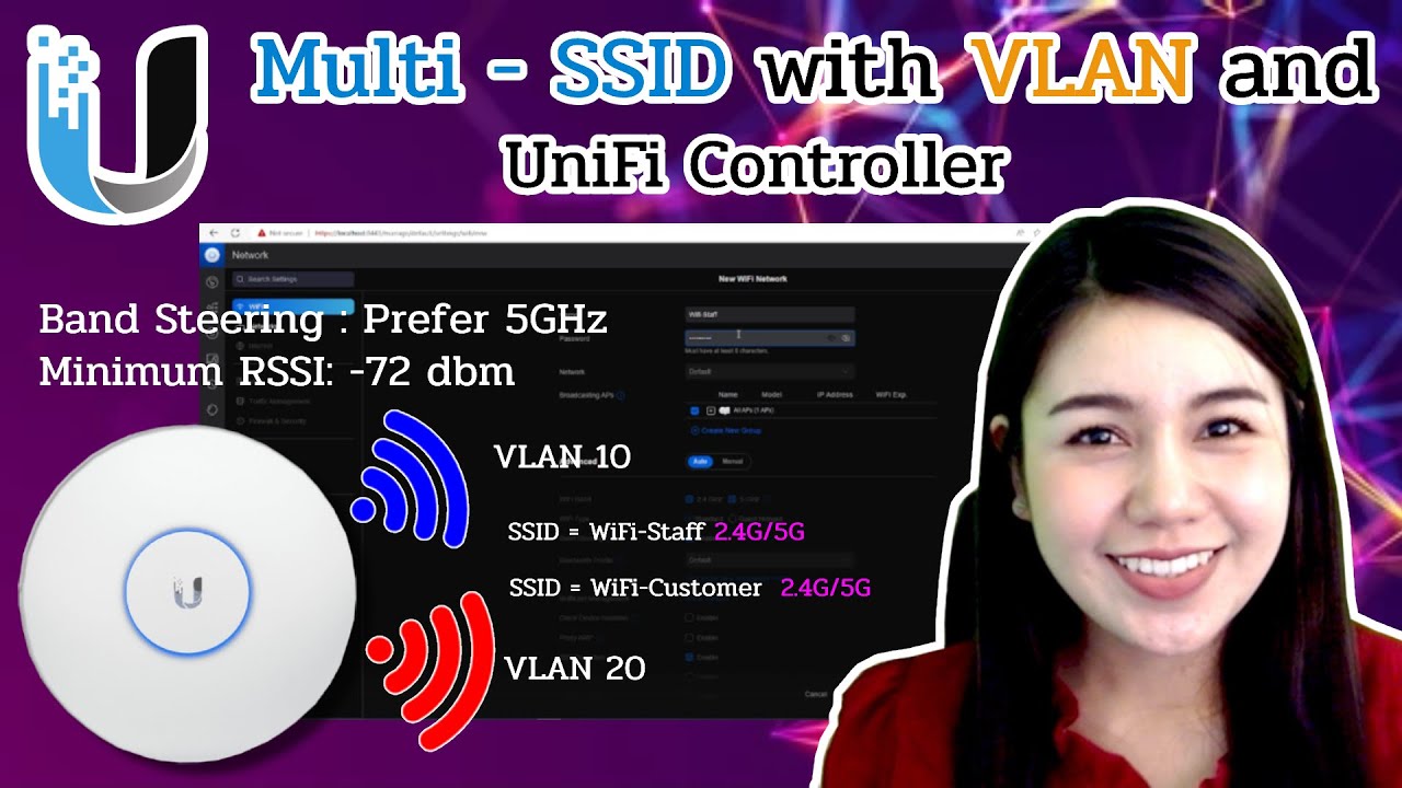 Multi SSID with VLAN and Unifi Controller
