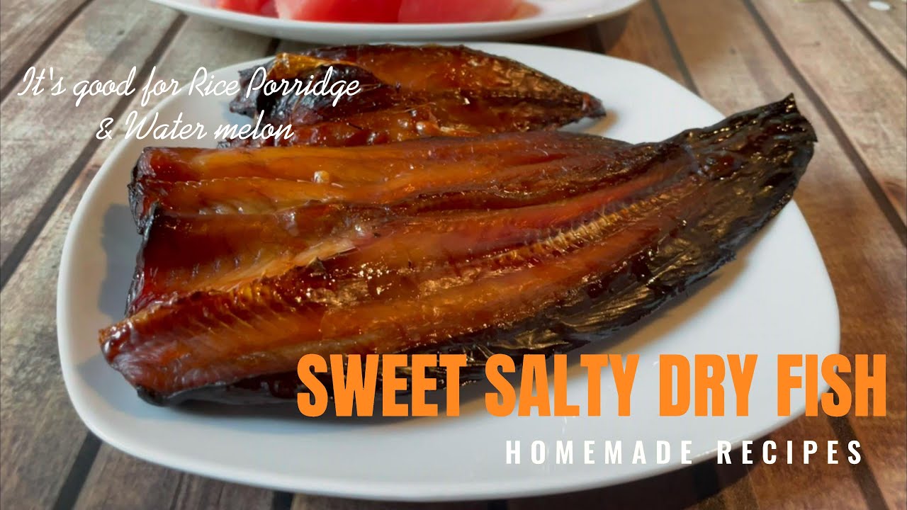 SWEET & SALTY DRY FISH | Vlog13 | My Mom's Recipe| Rice Porridge Side Dish Tutorial ត្រីងៀត [Part3]