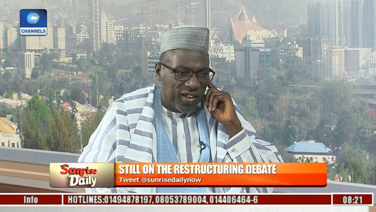 Nothing Wrong With Restructuring Nigeria - Ahmed Makarfi Pt 4