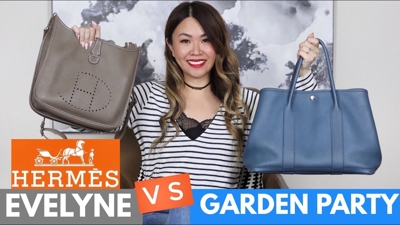HERMES GARDEN PARTY vs EVELYNE - COMPARISION/REVIEW | What fits using 7RP inserts Pros & Cons,Prices