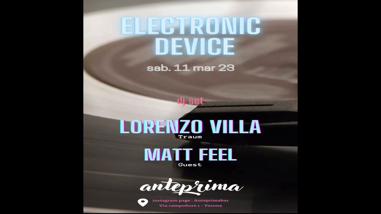 Matt Feel @ Anteprima - Verona (2023.03.11)