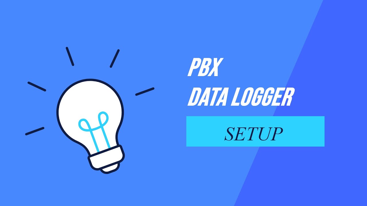 PBX Data Logger Setup