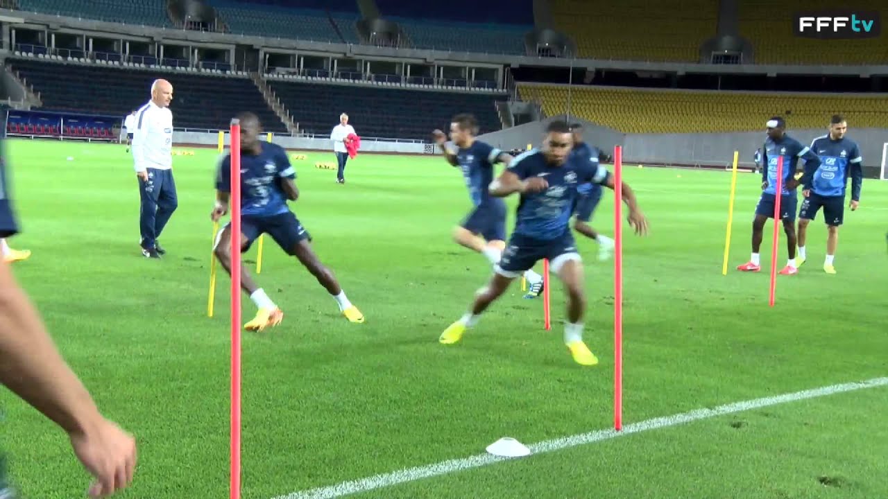 Equipe de France : exercices de vivacité à Tbilissi (Géorgie-France 2013)