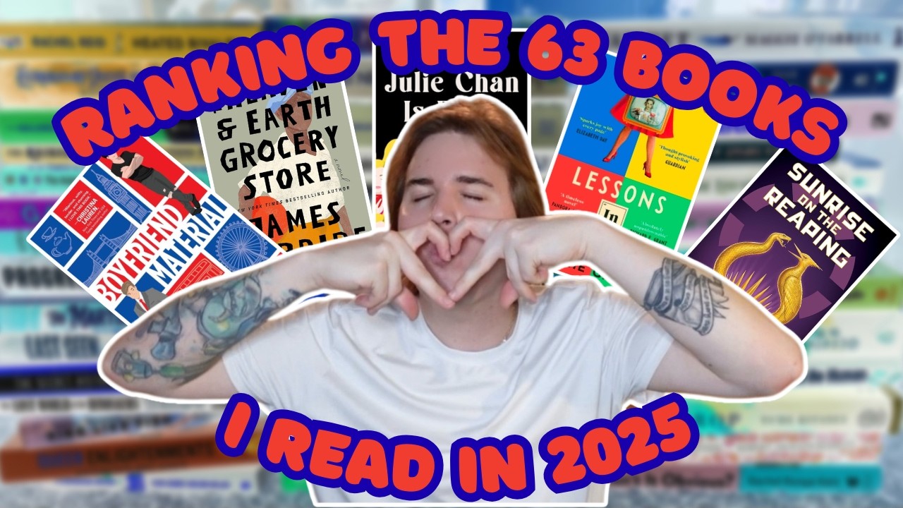 2025 wrap up!!!!! Ranking all the books I read last year