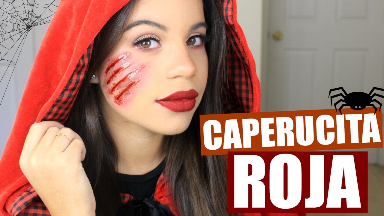 Maquillaje para halloween Caperucita Roja | Alejandra Avila