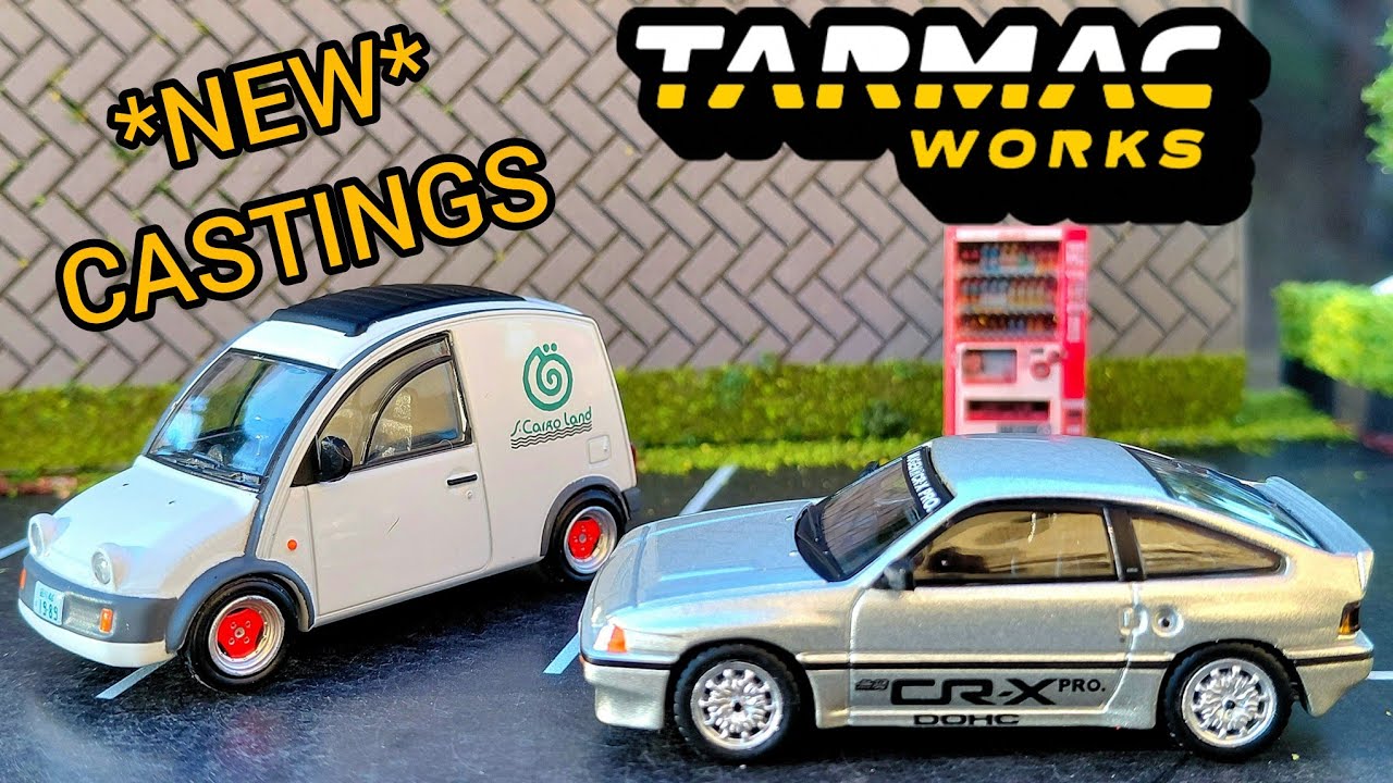 *UNBOXING* Tarmac Works Nissan S Car Go & Honda Ballade Sports Mugen CR-X pro 1/64