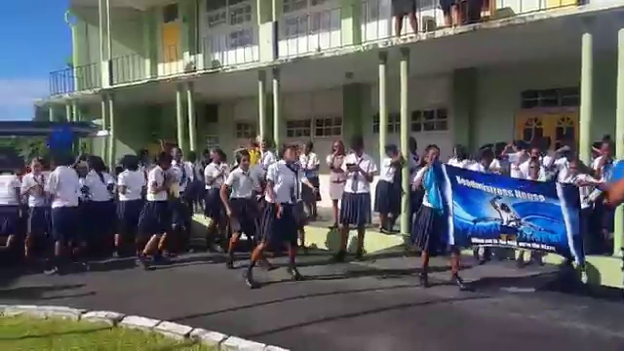 Mad skull shelling down girls high school for headmistress blue house