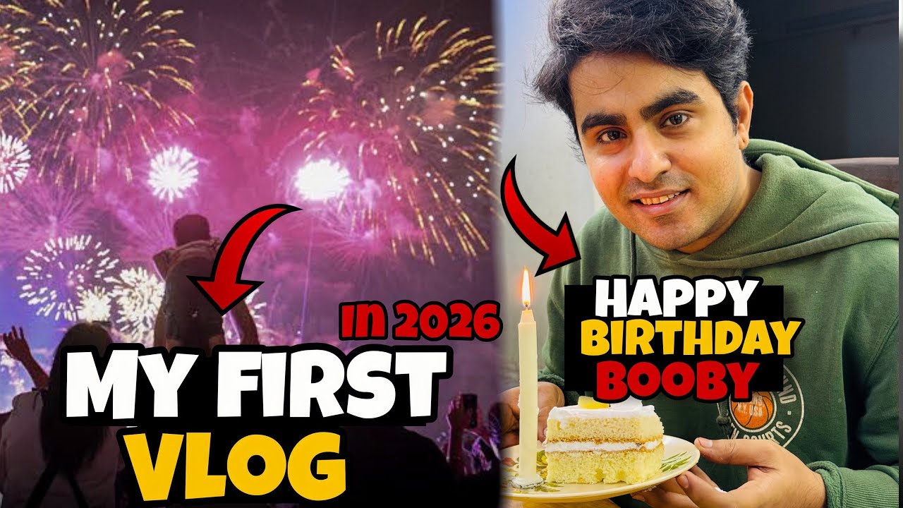 My First Vlog in 2026 ⬅️😋 Happy Birthday Booby 🎂✌️! vlog || #vlog #trending #viral #shorts