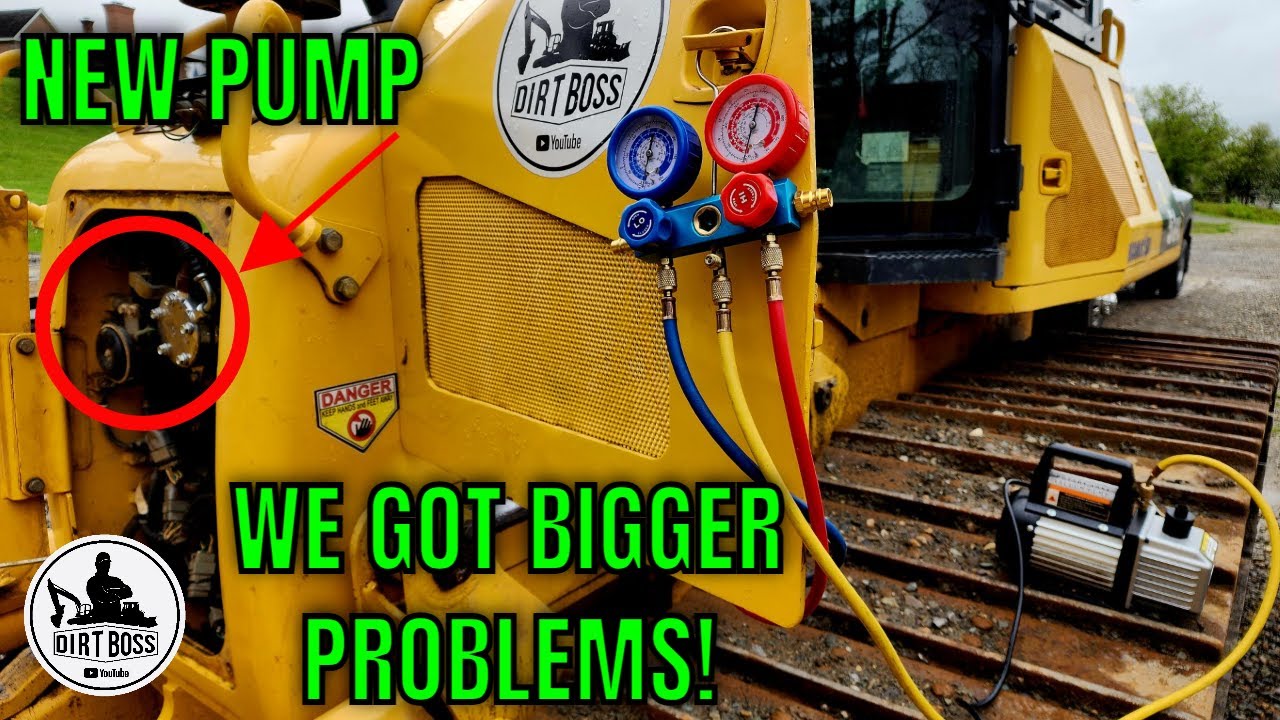 Fixing A/C Problems on Komatsu D51 Dozer