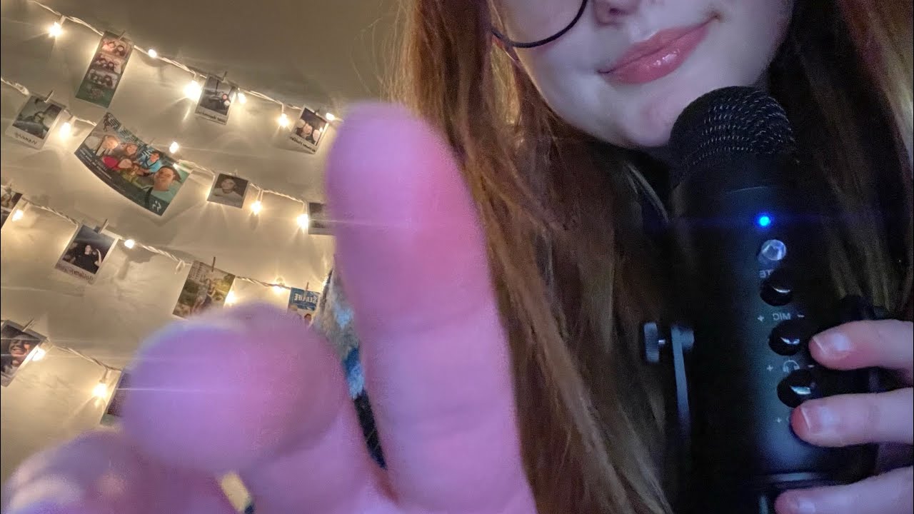 Asmr no talking, layered mouth sounds + hand movements