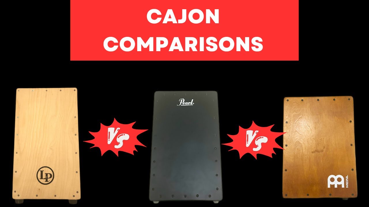 ✅ 3 Cajon Comparisons 📦 LP vs. Pearl vs. MEINL 