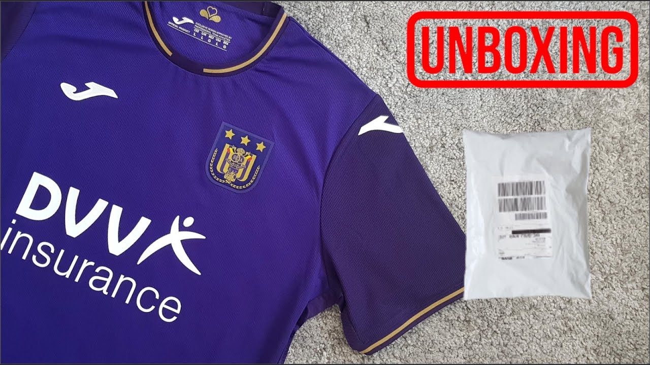 Unboxing 2021-22 Anderlecht home shirt #3 Delcroix & Review