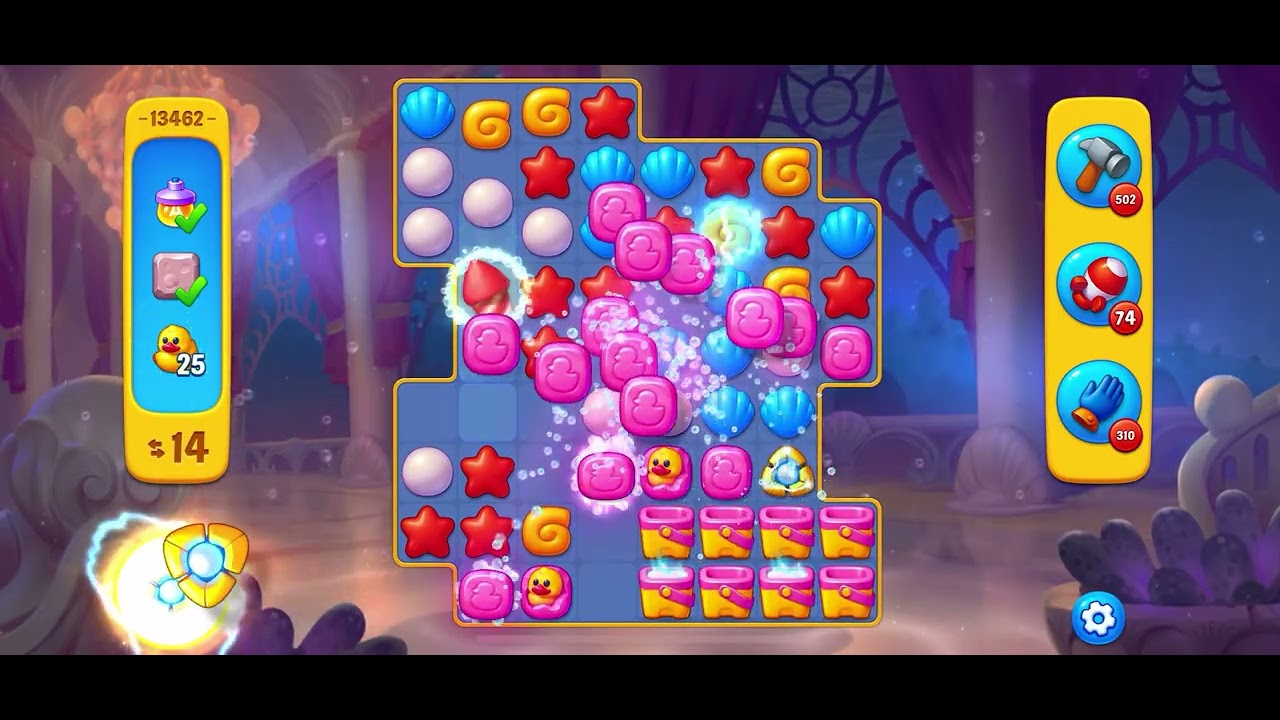 Fishdom level 13462 no boosters フィッシュダム ノーマル