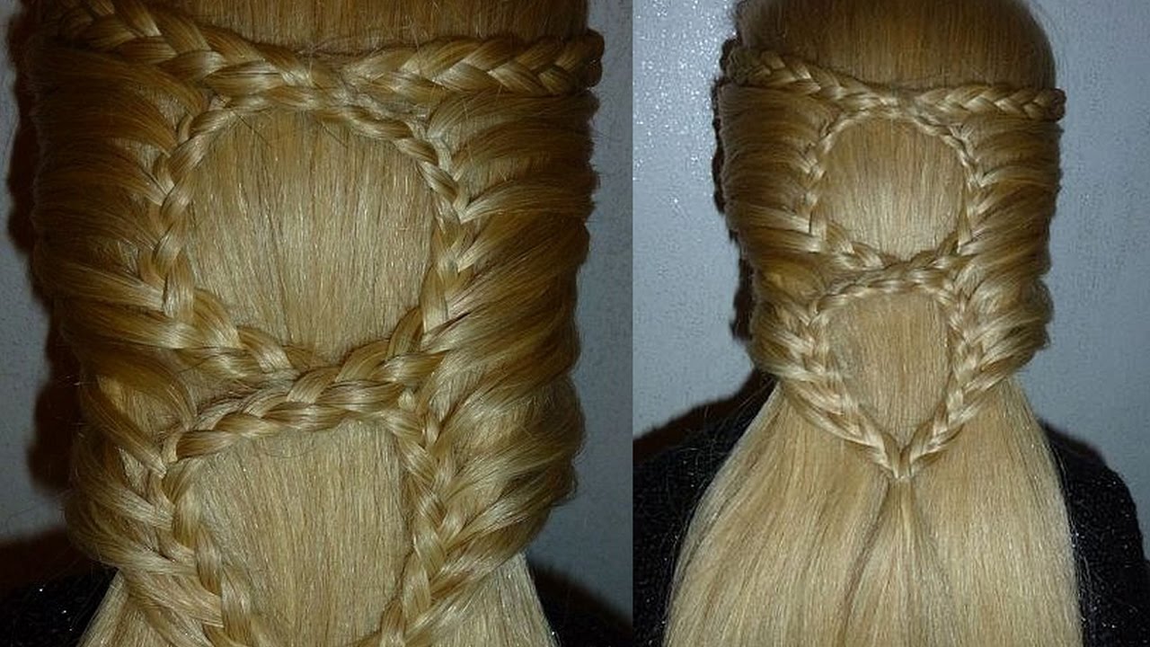 Einfache Zopf-Flecht- Frisuren für mittel/lange Haare für Kinderhaare. Cute Braid Hairstyle.Peinados