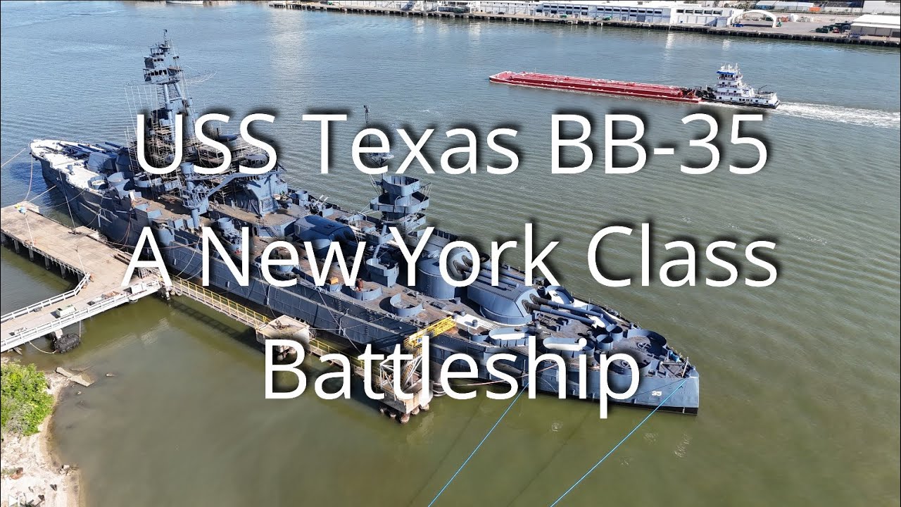 USS Texas BB-35 Battleship in Galveston, Texas