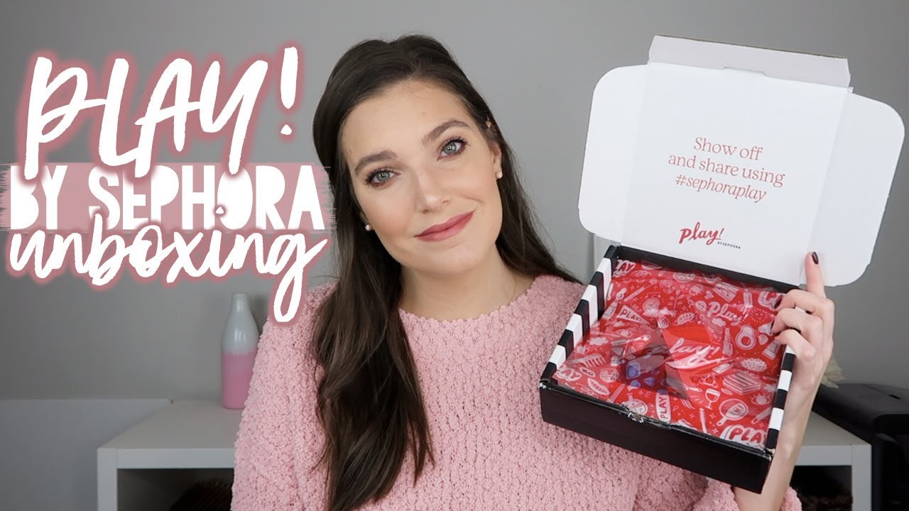 JANUARY PLAY! BY SEPHORA TRY-ON UNBOXING | Sarah Brithinee