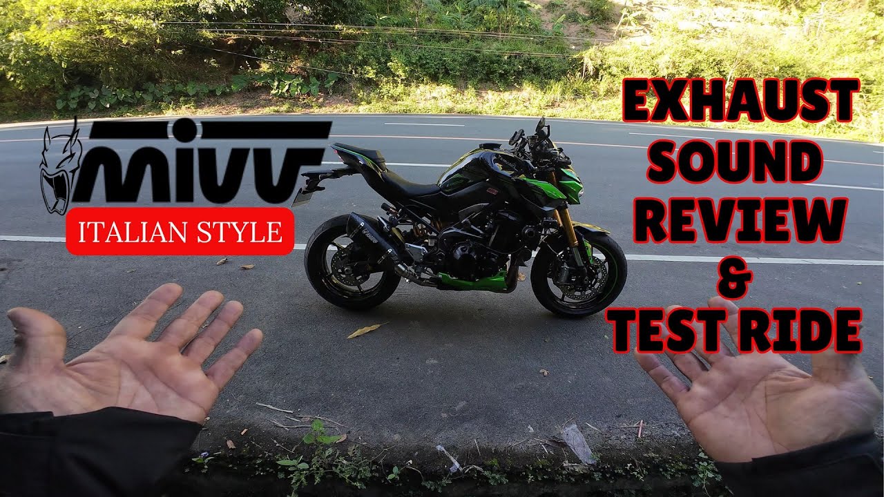 Mivv Exhaust Sound | 2023 Z900 SE | Full Exhaust