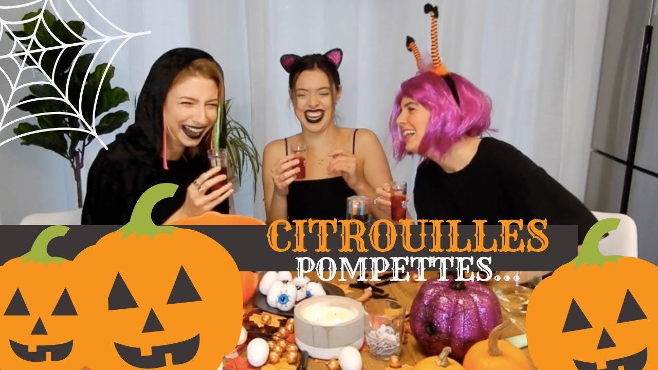 DRUNK PUMPKIN CHALLENGE ft NOÉMIE LACERTE & CASSANDRA BOUCHARD