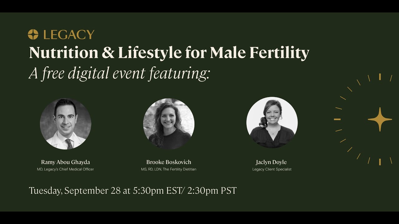 Nutrition & Lifestyle for Male Fertility: Webinar
