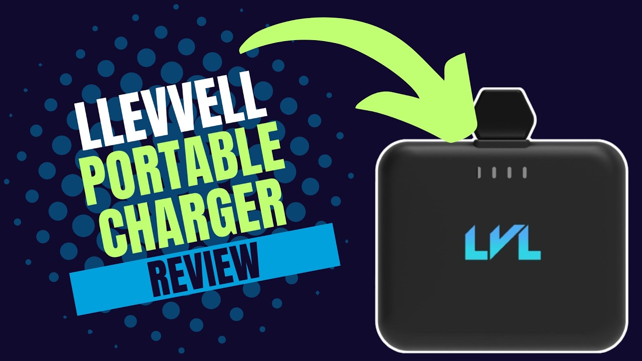 LLEVVELL Portable Charger. PORTABLE + POWERFUL! SEE IT NOW!