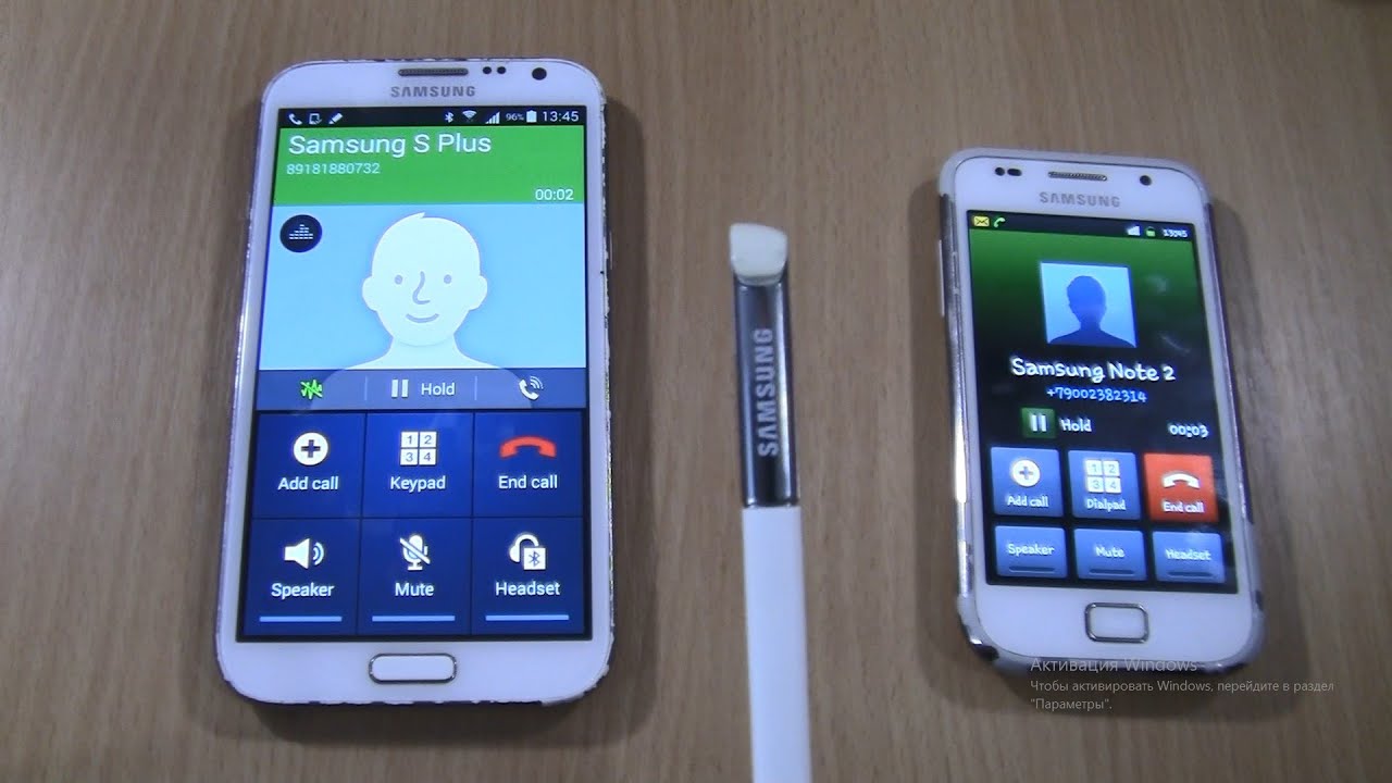 Over the Horizon Incoming call & Outgoing call at the Same Time Samsung Galaxy Note 2 Stylus+S PLUS