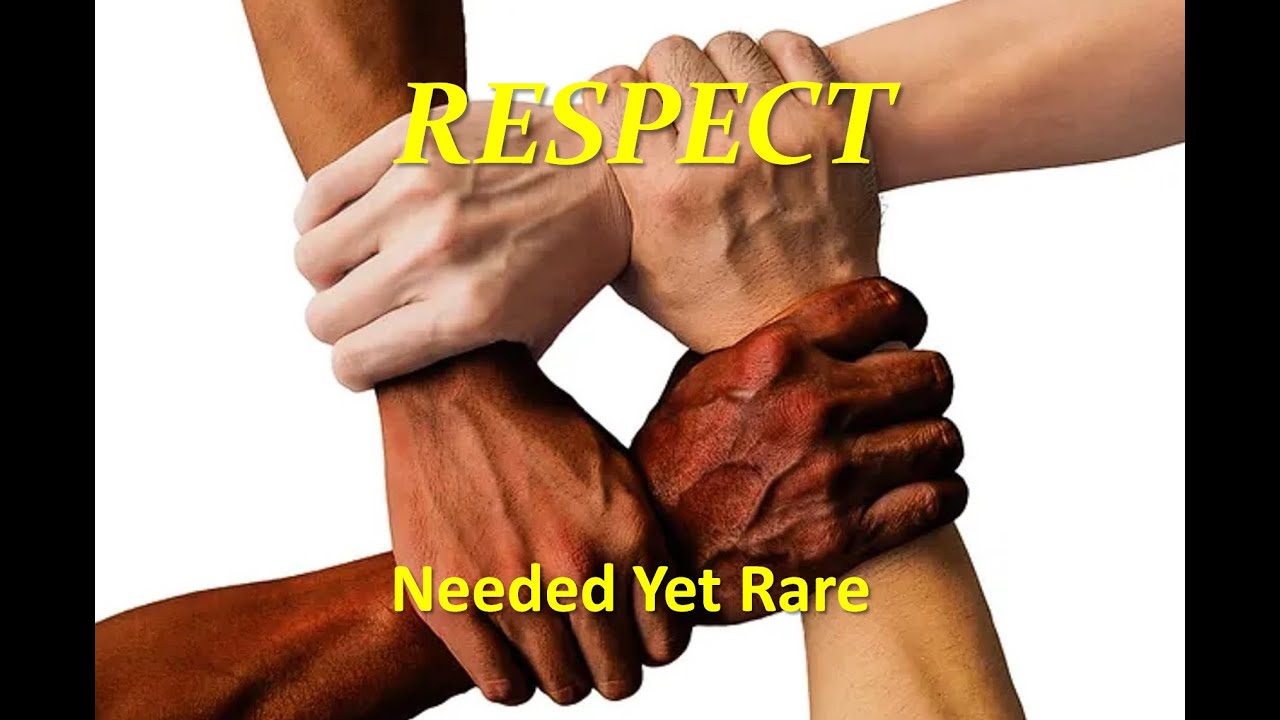Respect, and the need for it.