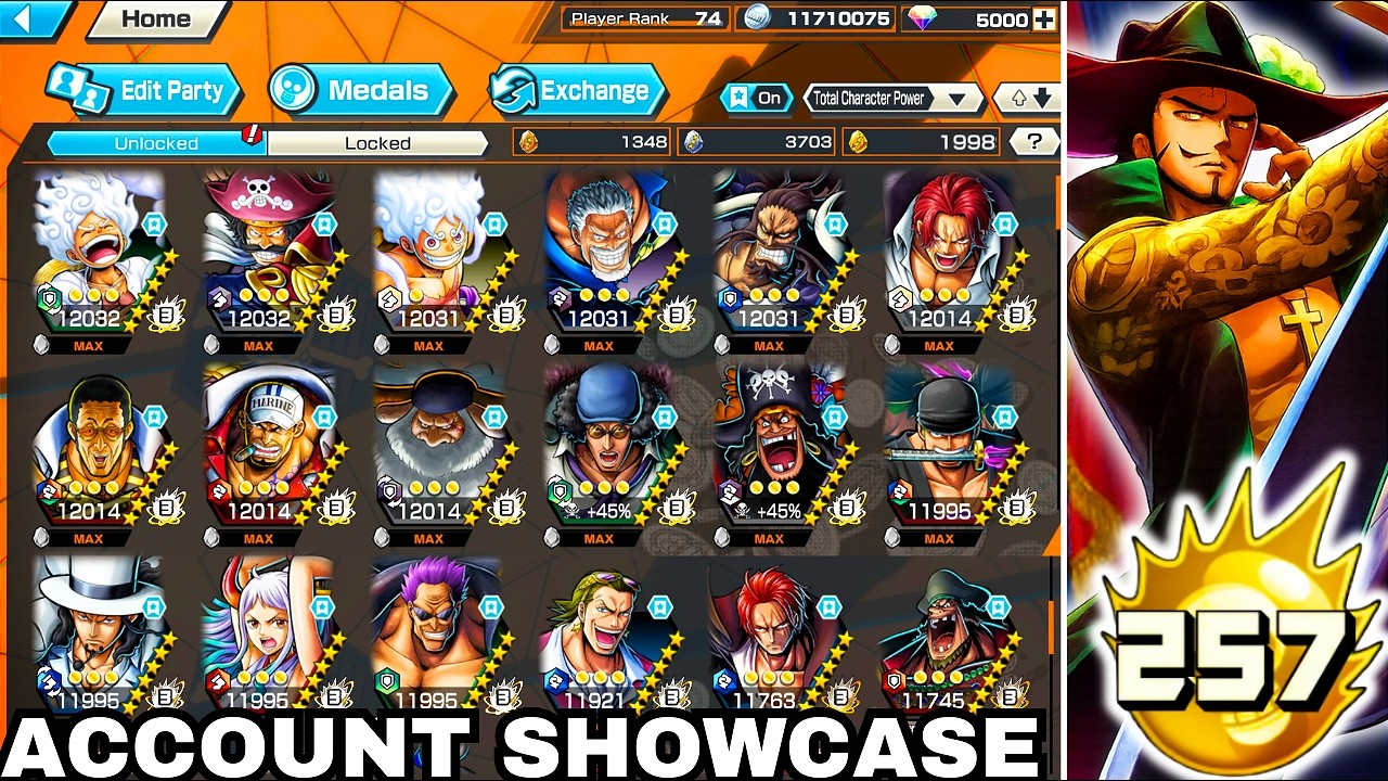 Main Account Showcase OPBR