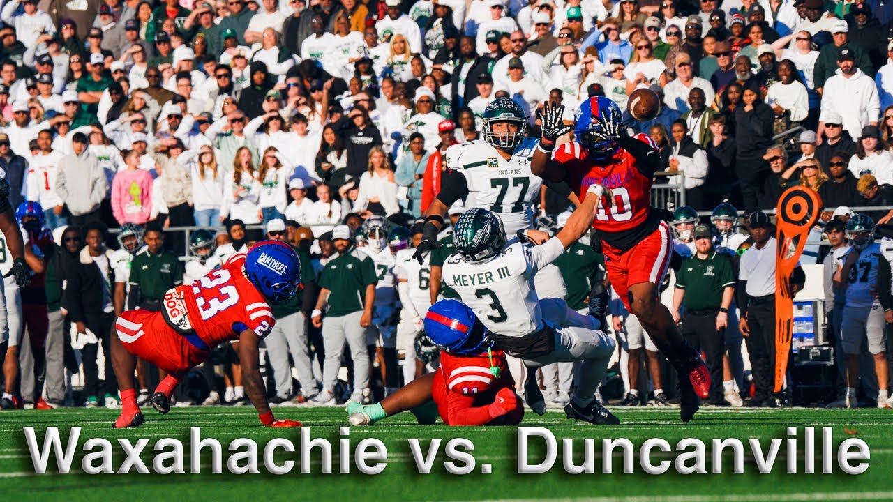 A Texas Epic Unfolds | Can They Comeback Again?! Waxahachie vs Duncanville a Rematch in the Playoffs