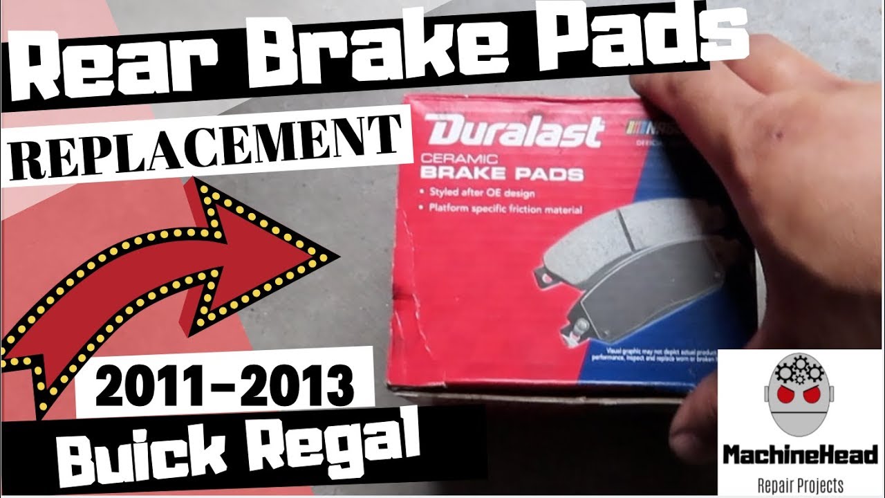 Rear Brake Pads Replacement 2011-2013 Buick Regal