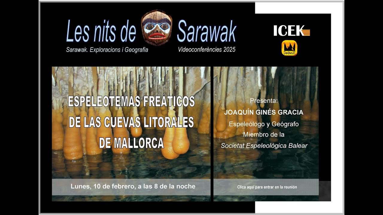 Les Nits de Sarawak.  Espeleotemas freáticos  Mallorca