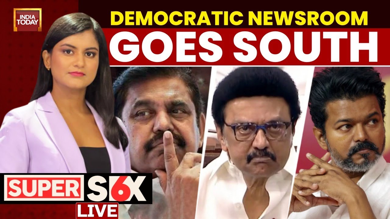 LIVE: Tamil Nadu Elections Roundtable | Will Vijay Triumph Or WIll Stalin Prevail Again? | Super Six