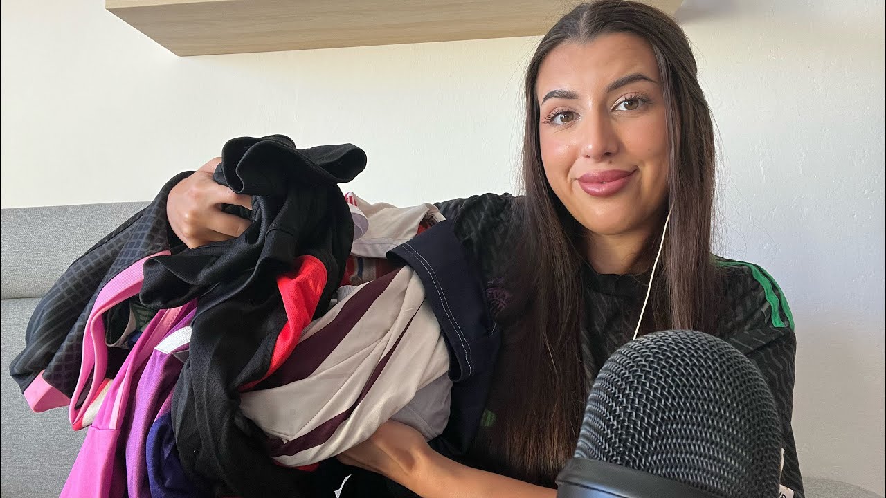 ASMR - Sbírka mých fotbalových dresů! ⚽️