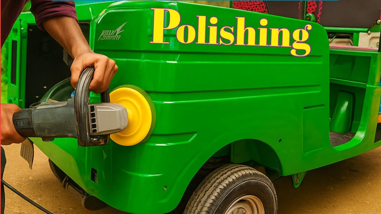 How I Polished A Three Wheeler, Amazing Result!