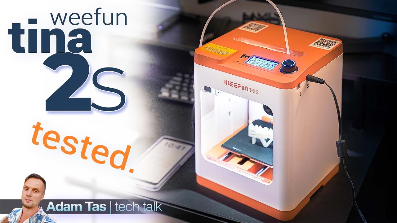 Обзор Weefun TINA2S: лучший 3D-принтер за 200 долларов для начинающих? (Русские субтитры)