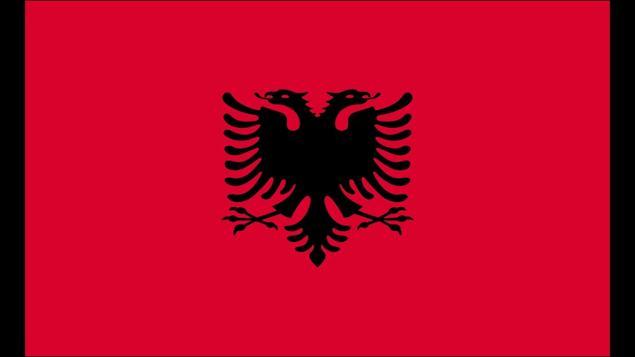 Albania Flag 1 Hour
