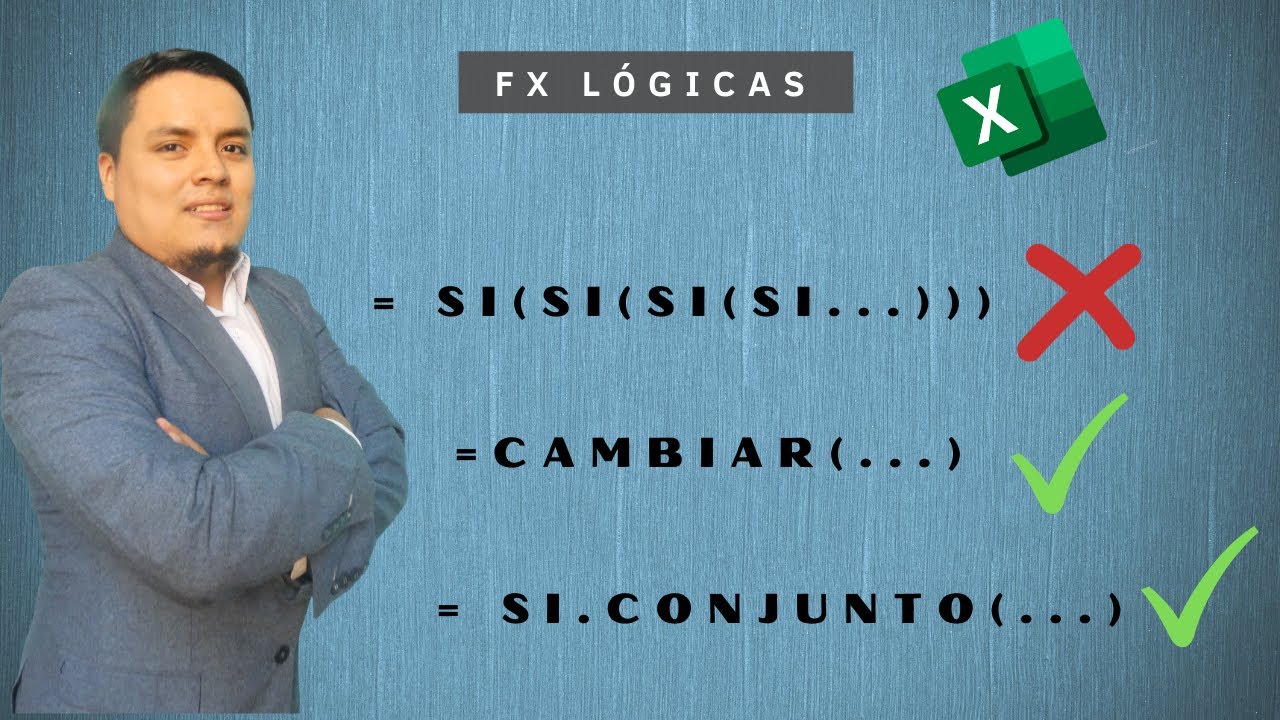 FUNCIONES LÓGICAS Y CONDICIONALES | Fx SI.CONJUNTO Y CAMBIAR