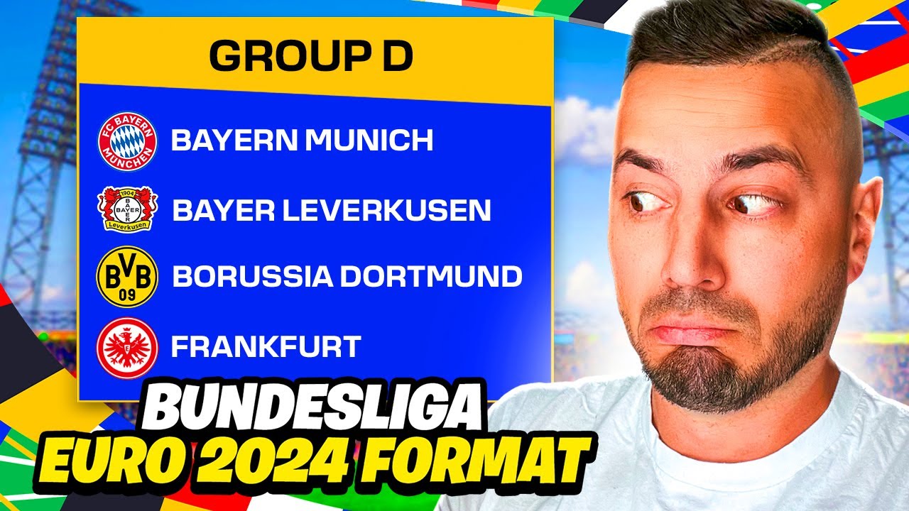 BUNDESLIGA..BUT EURO 2024 FORMAT! 😳