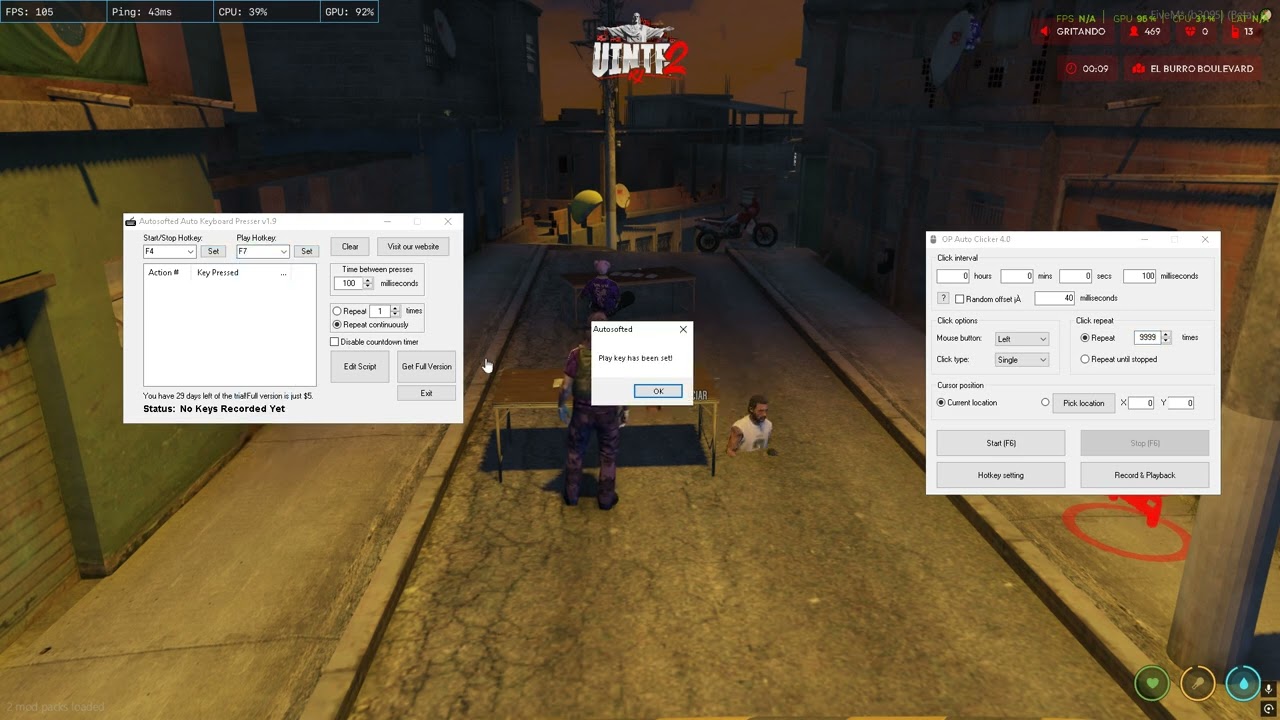 COMO FARMAR NO FIVEM COM AUTO CLICK 2025