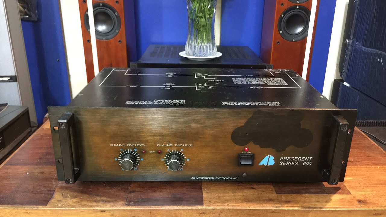 Power Amply AB Precedent series 600.Đẩy 2 kênh 600w, 12sò sắt Toshiba chữ đỏ|Giá 5tr| Tel 0944490512