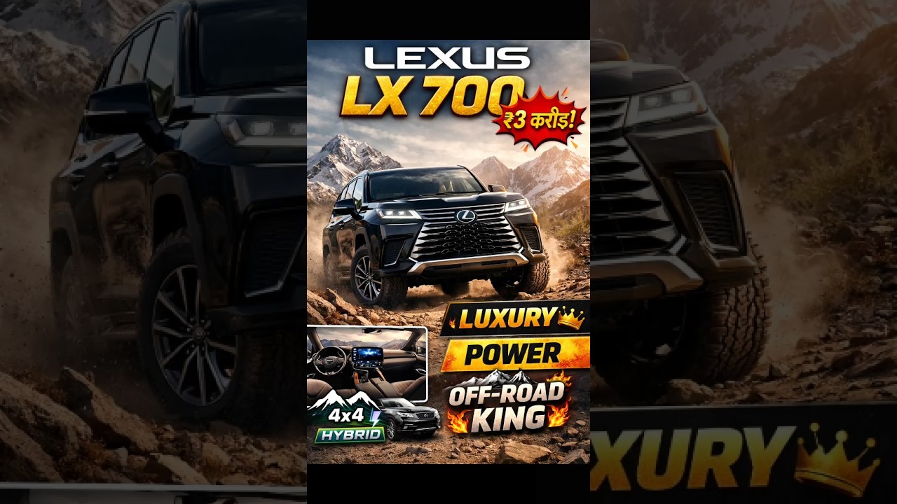 Lexus LX 700 Full Details Hindi | Most Powerful Lexus SUV 