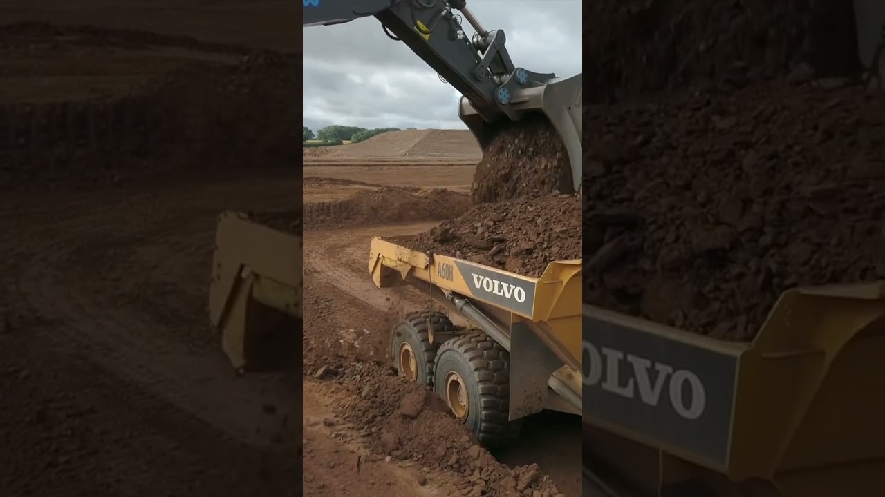 jcb and earth movers on work #construction #earthmover #jcb #big #destruction