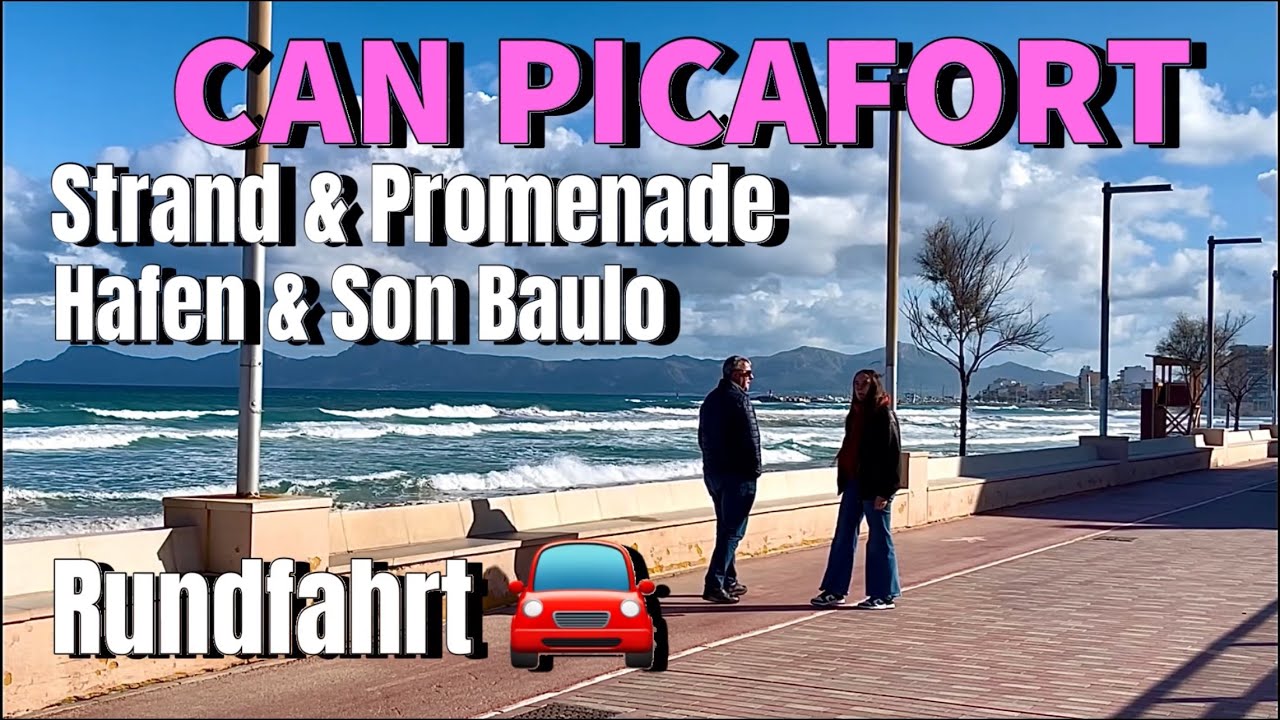 Can Picafort🌴🏖️island New! WINTERTRAUM MALLORCA🩷Strände & Promenade🩷Hafen #mallorca #travel #british