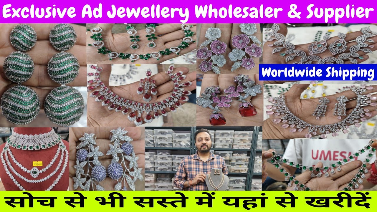 AD Jewellery Wholesalers Sadar Bazar Delhi | Ad Jewellery Sadar Bazar Delhi| Affordable Ad Jewellery